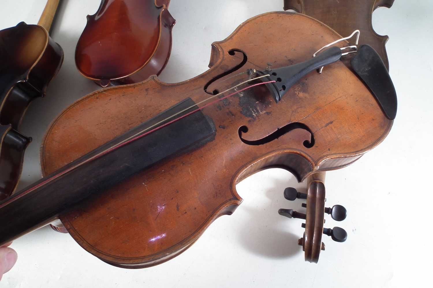 Four violins in cases - Image 6 of 8