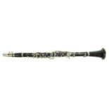 Buffet EII clarinet, in case, serial number 341762.