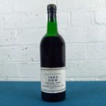 1 Bottle Dow’s Vintage Port 1963 (mus) UK bottled by Hedges and Butler London
