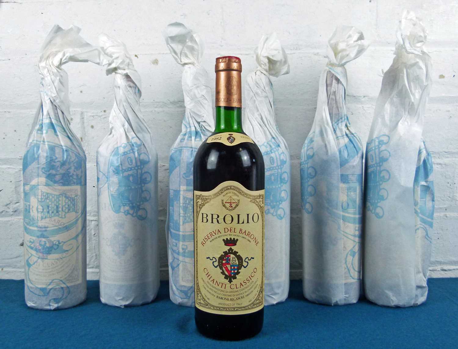 7 bottles Chianti Classico Riserva Brolio Barone di Ricasoli ‘Riserva del Barone’ 1982