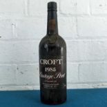 1 Bottle Croft Vintage Port 1985 (b/n)