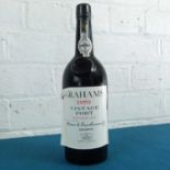 1 Bottle Graham’s Vintage Port 1970 (b/n)