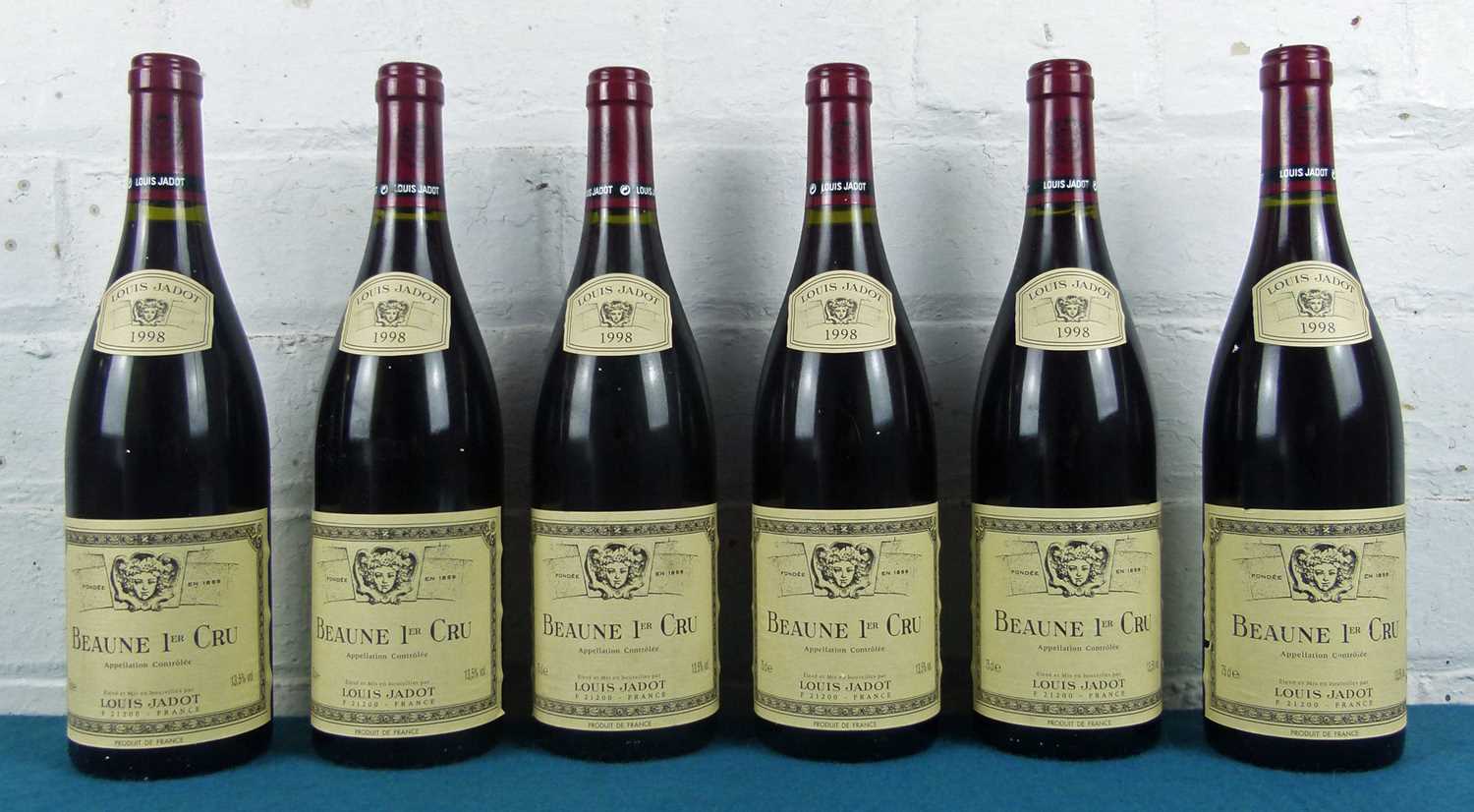 6 bottles Beaune 1er Cru Louis Jadot 1998