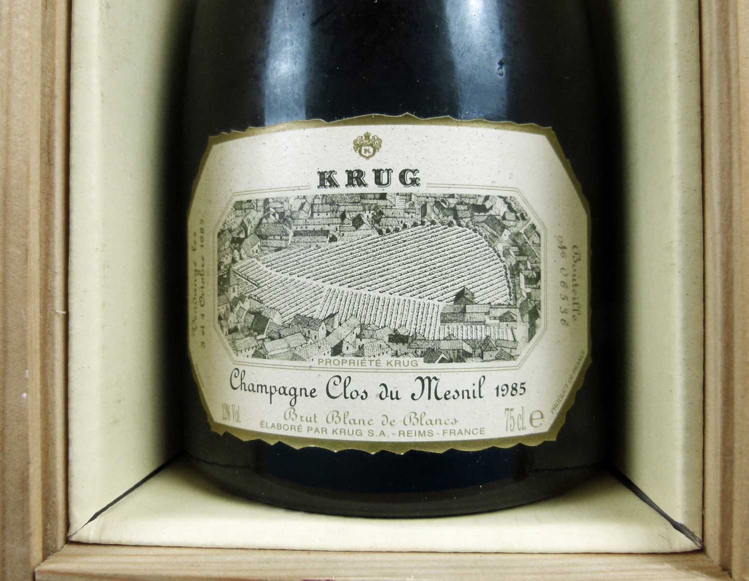 1 bottle Champagne Krug ‘Clos du Mesnil’ Vintage 1985 - Image 2 of 2