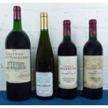 4 Bottles (including 1 magnum) Mixed Lot of Fine mature claret and Alsace
