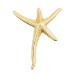 An 18ct gold starfish brooch, by Elsa Peretti for Tiffany & Co.,