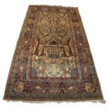Isfahan picture rug, circa 1900,