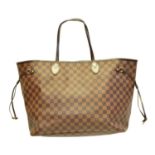 A Louis Vuitton Damier Ebène Neverfull MM handbag,