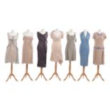 A selection of designer summer dresses,