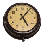 Smith 8 Day Bakelite Cased Wall Clock