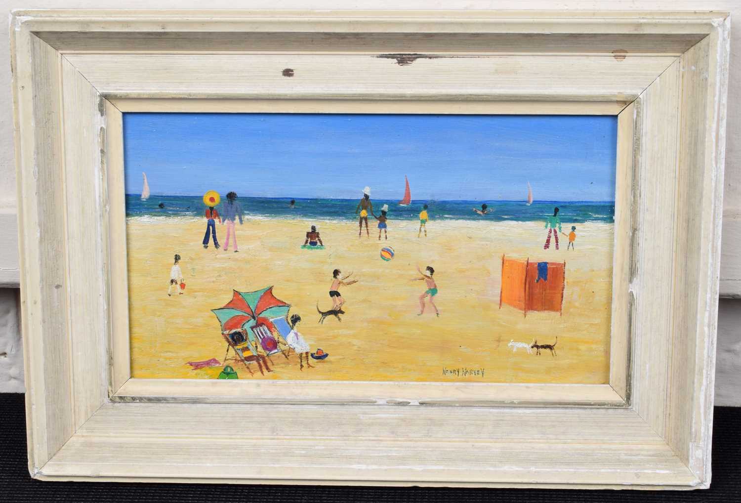 Henry Harvey (British 20th century) Beach scenes - Image 3 of 3