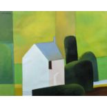 Reg Cartwright (British 1938-) "Landscape with House"