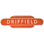 'Driffield' Totem British Rail (North East)