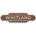 'Whitland' Totem British Rail (West)