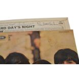Two Signed Beatles LP's by John Lennon & Paul McCartney 'Hard Day's Night' and 'Beatles for Sale'