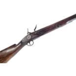 Massive flintlock wall gun by Lacy and Co.