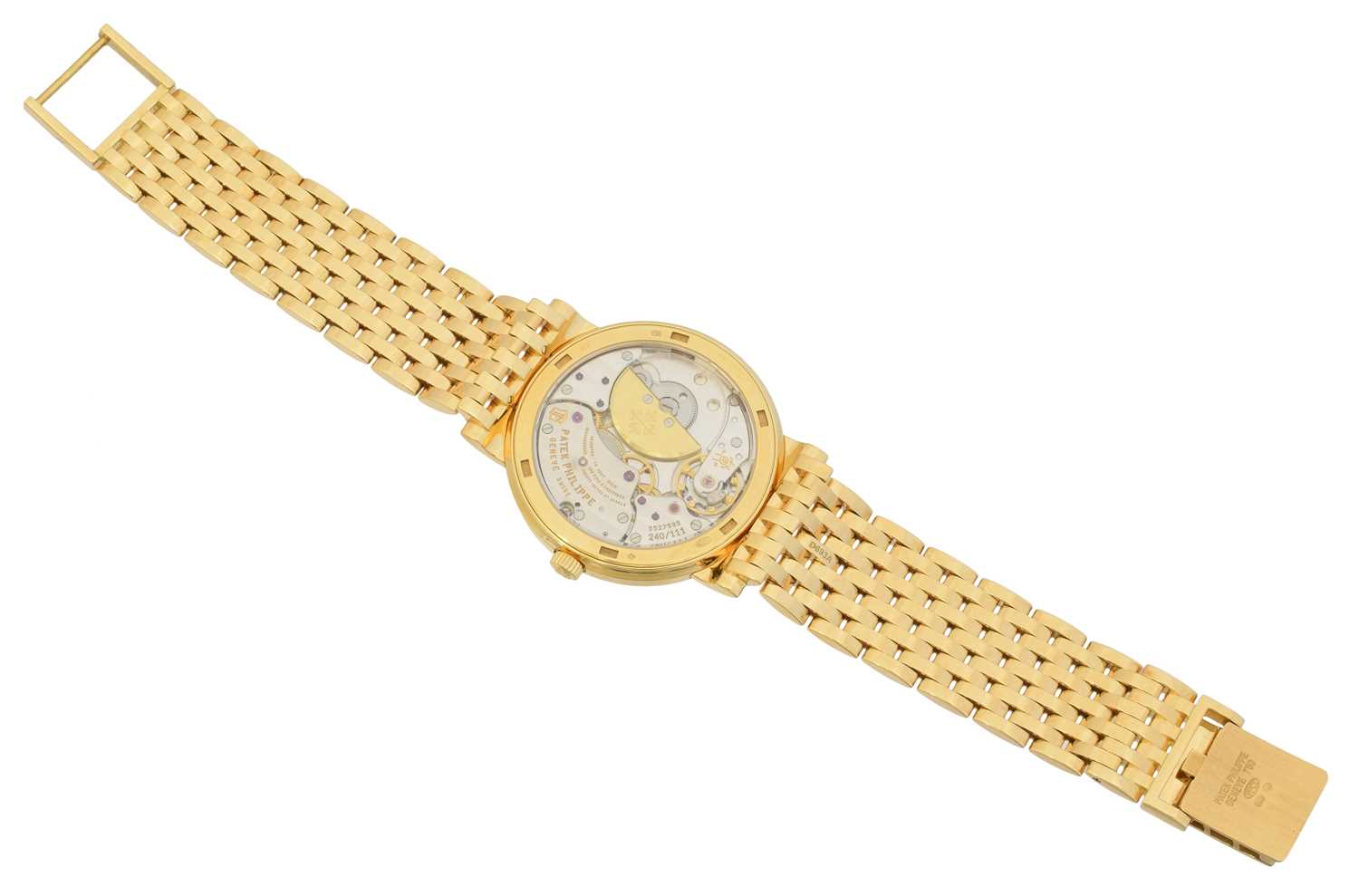 An 18ct gold Patek Philippe Calatrava wristwatch, - Image 3 of 5