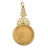 A sovereign pendant,