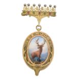 Masonic interest, A silver gilt lodge medallion, Exmoor lodge 2390,