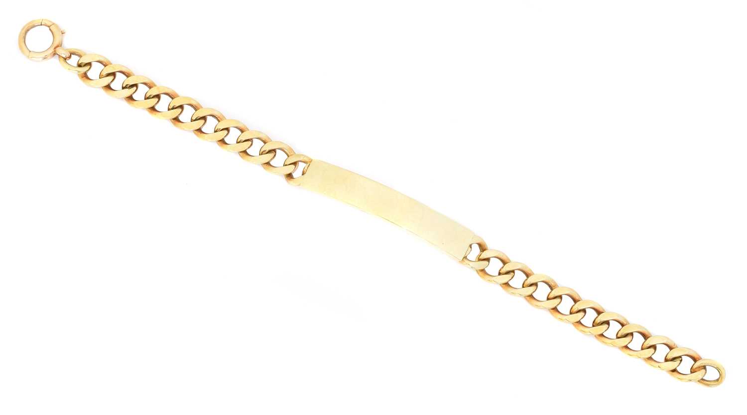 A 9ct gold ID bracelet,