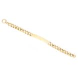 A 9ct gold ID bracelet,