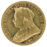 Queen Victoria, Sovereign, 1894, Melbourne Mint.