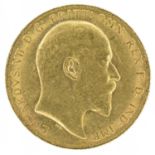 King Edward VII, Sovereign, 1908, London Mint.