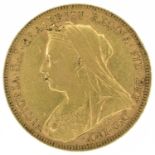 Queen Victoria, Sovereign, 1894, London Mint.