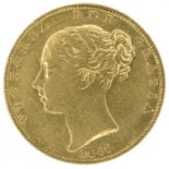 Queen Victoria, Sovereign, 1847.