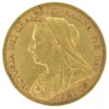 Queen Victoria, Sovereign, 1895, London Mint.