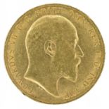 King Edward VII, Sovereign, 1910, London Mint.