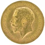 King George V, Sovereign, 1926, Pretoria Mint, South Africa.