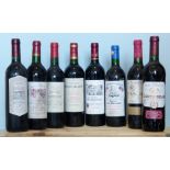 8 Bottles Mixed Lot Good Red Mature Drinking Wine to include well known Claret