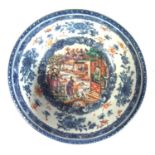 Chinese export porcelain wash bowl