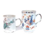 Two Chinese tankards