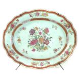 Chinese oval meat plate