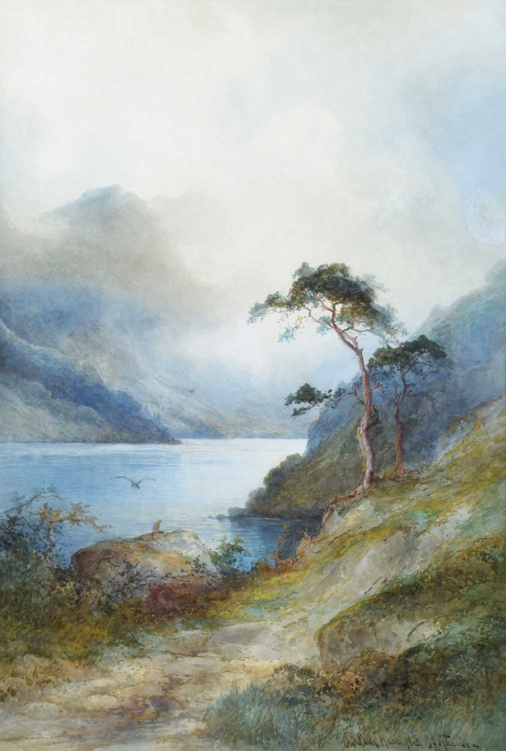 Emil Axel Krause (fl.1891-1914) "On Glen Falloch" and "On Loch Hourn" - Image 5 of 5