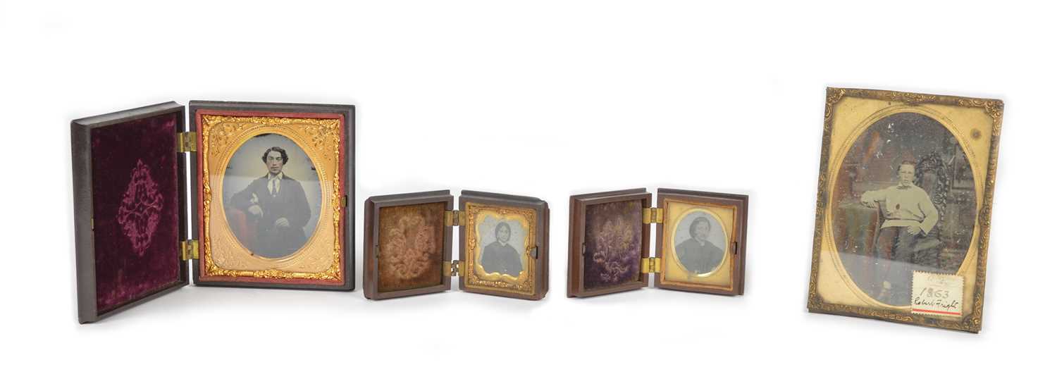 Four daguerreotypes Mid 19th Century