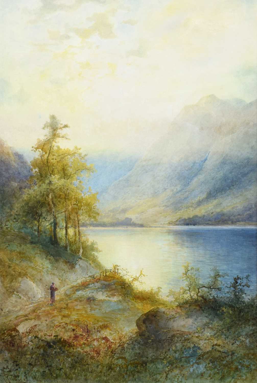 Emil Axel Krause (fl.1891-1914) "On Glen Falloch" and "On Loch Hourn" - Image 3 of 5