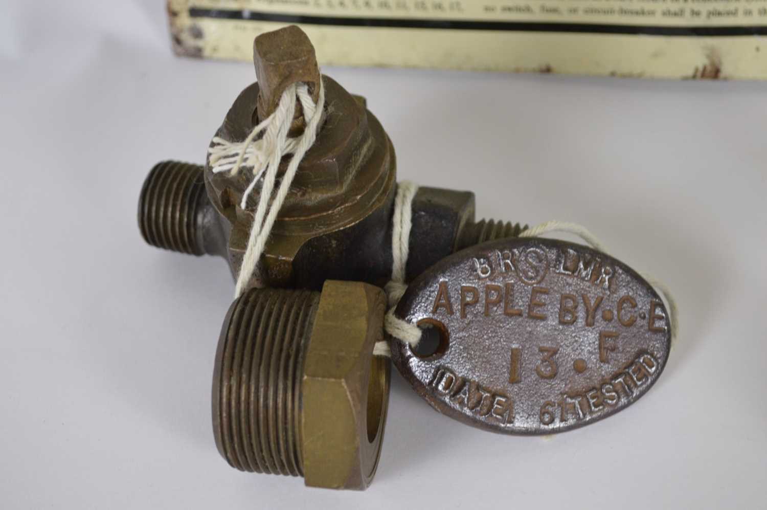 Two Water Gauge Covers, valve and a Factories Act Sign - Image 6 of 10