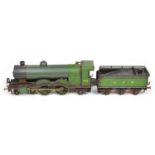 1 Gauge 4-4-2 GNR No.1442 locomotive with tender.