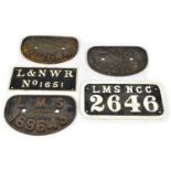 Collection of Wagon Plates