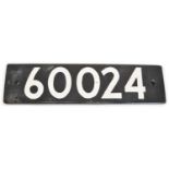 60024 Replica Smokebox Number Plate
