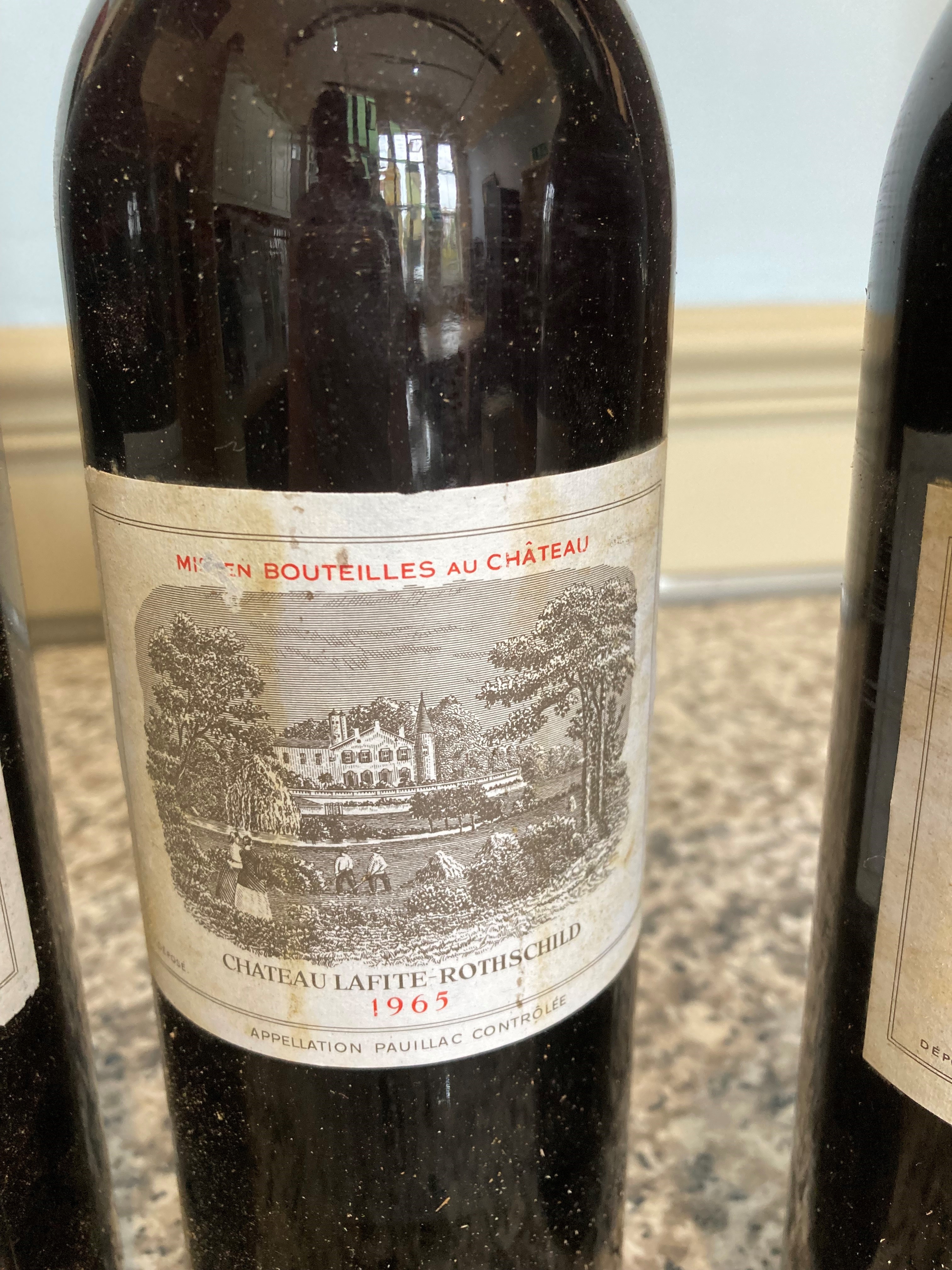 12 Bottles Chateau Lafite Rothschild Premier Grand Cru Classe Pauillac 1965 - Image 9 of 16