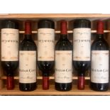 6 Bottles Baron Philippe de Rothschild 'Mouton Cadet' 1989