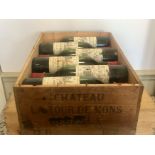 12 Bottles Chateau La Tour de Mons Cru Bourgeois Margaux 1972