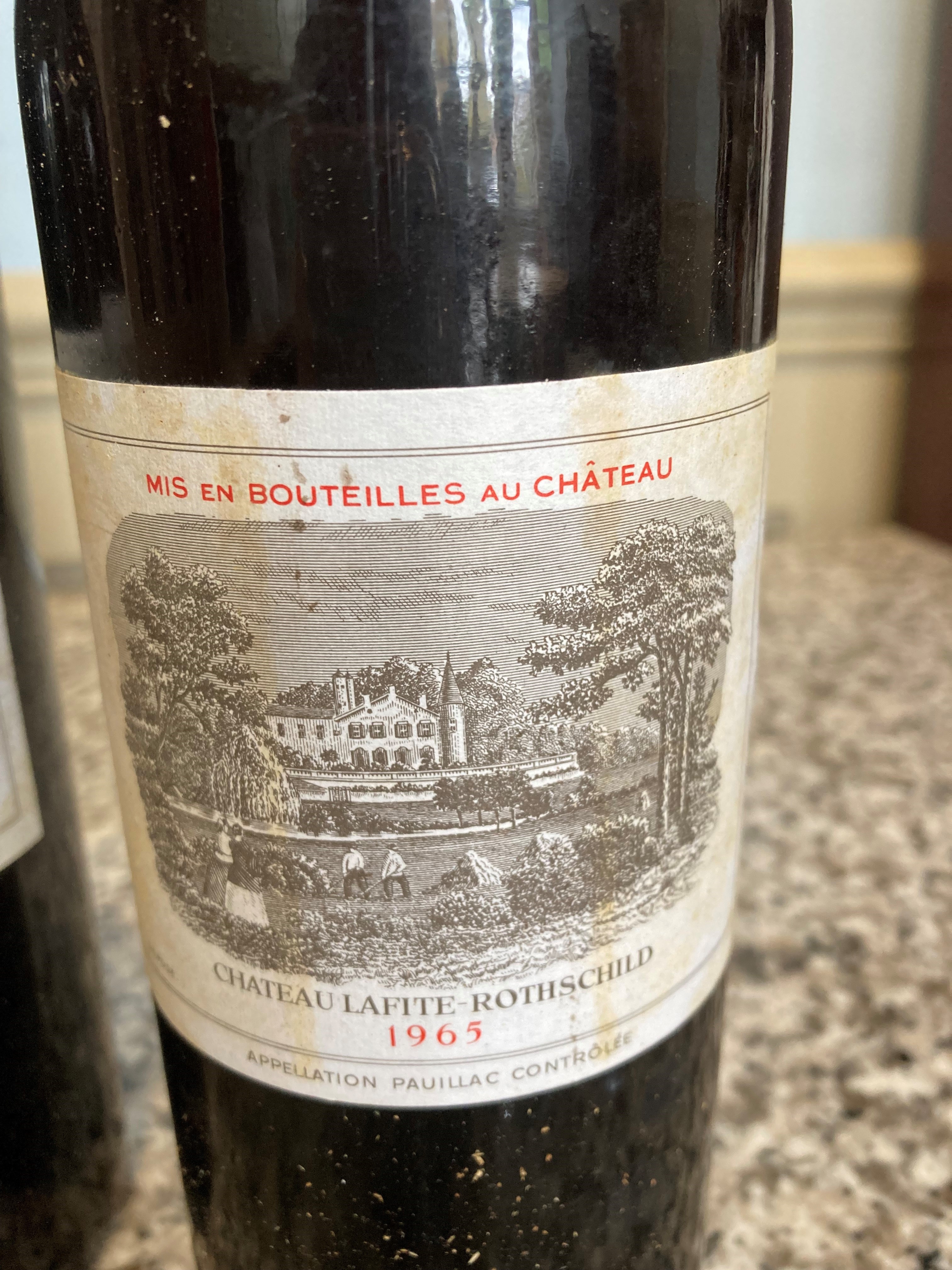 12 Bottles Chateau Lafite Rothschild Premier Grand Cru Classe Pauillac 1965 - Image 10 of 16