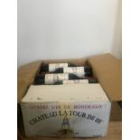 12 bottles (In OCC) Chateau La Tour de By Cru Bourgeois Medoc 1986