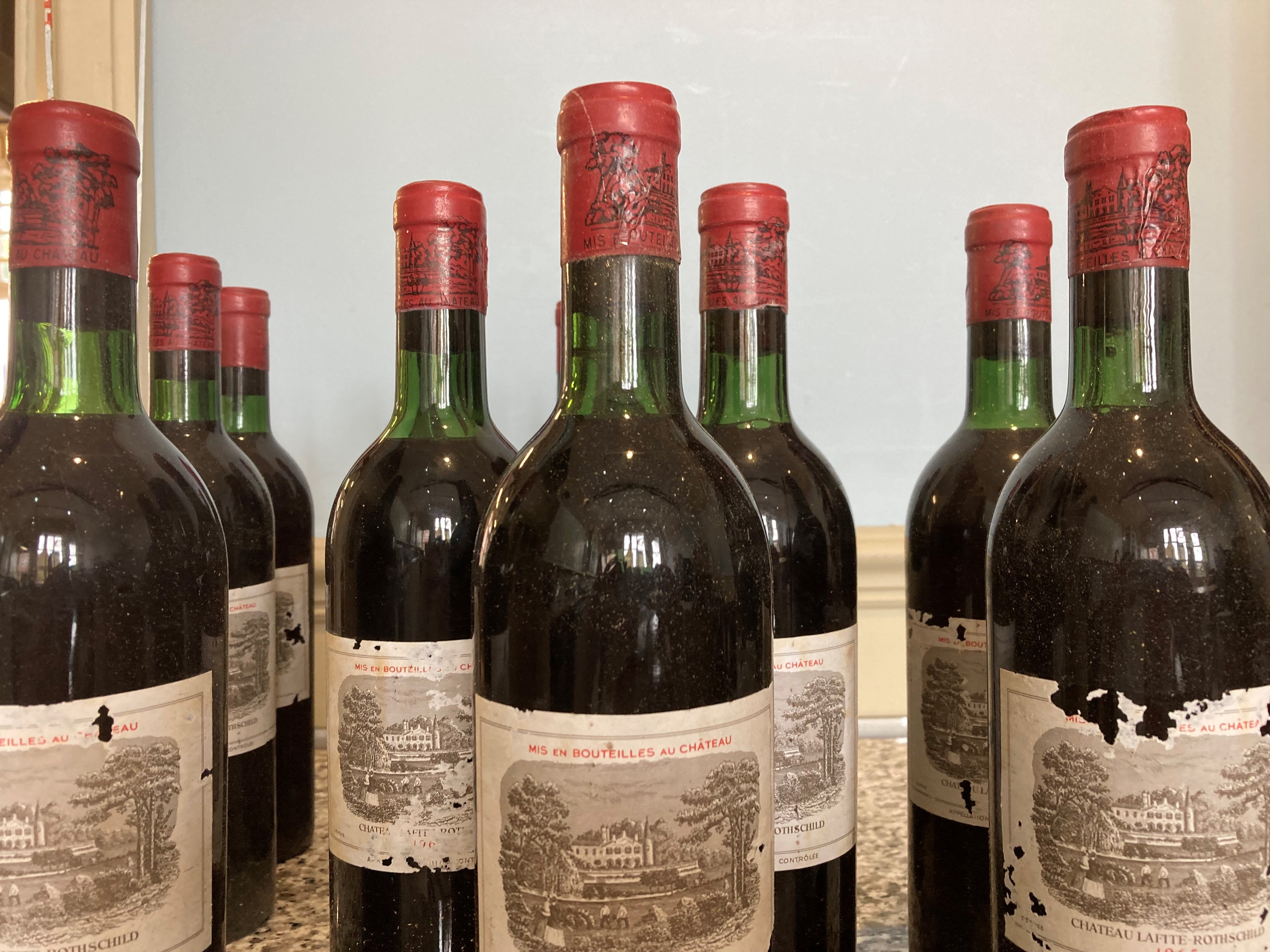 12 Bottles Chateau Lafite Rothschild Premier Grand Cru Classe Pauillac 1965 - Image 6 of 16