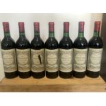 7 Bottles in OWC Chateau Gazin Grand Vin de Pomerol 1987